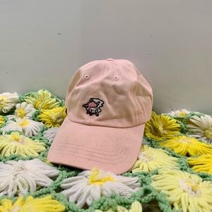 Pink Smoking Lamb Baseball Cap